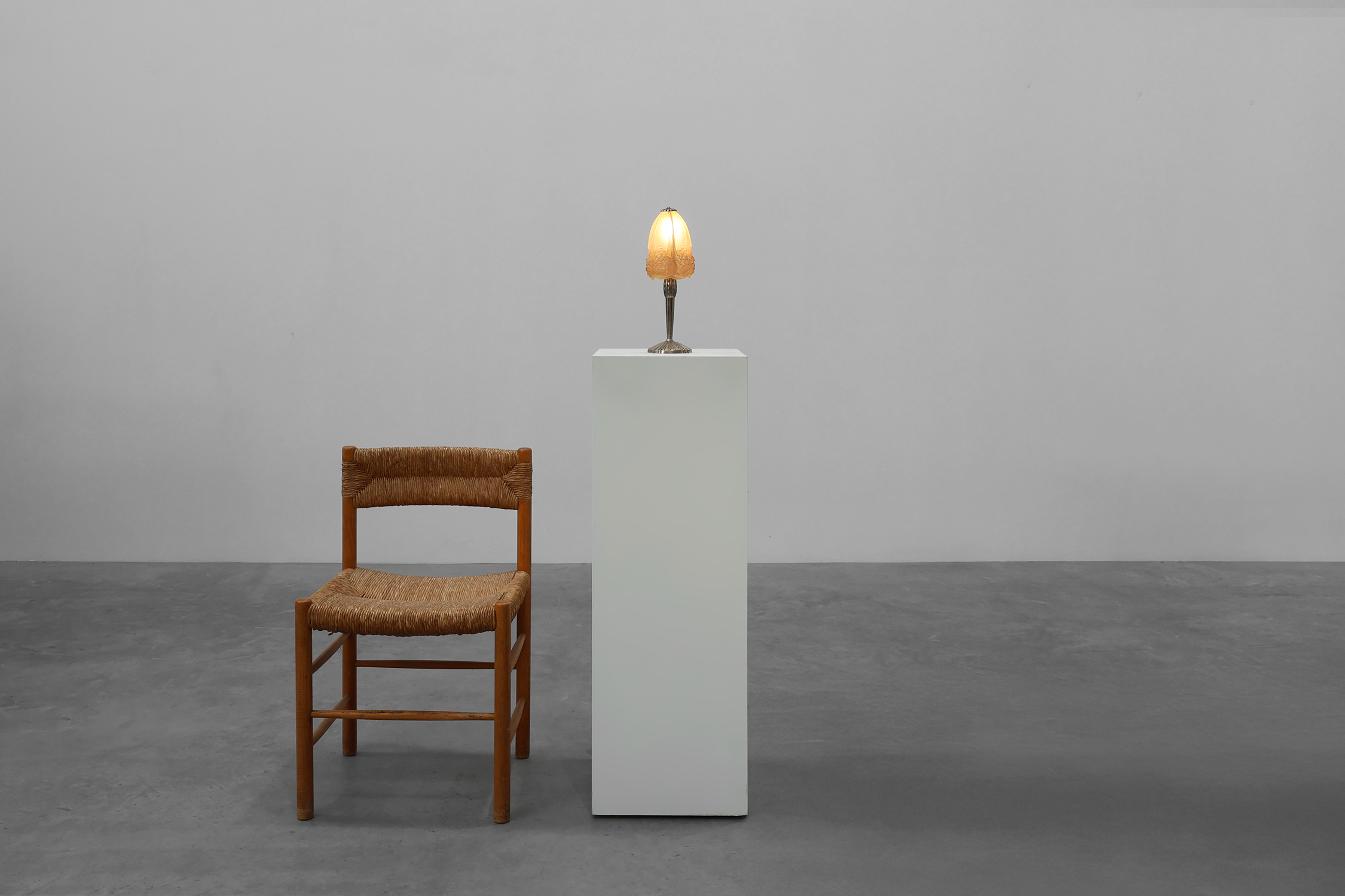 Art Nouveau Table Lamp by Muller Frères for Hettier & Vincent, France ca. 1910thumbnail